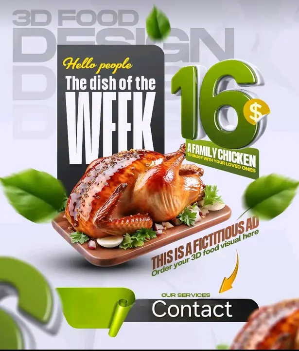 3D Food — Dish Of The Week