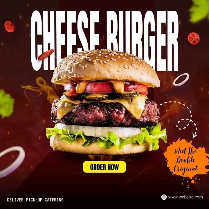 Cheese Burger — Meet The Double