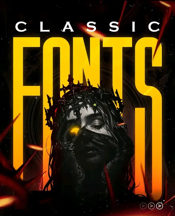 Classic Fonts — Crown of Thorns